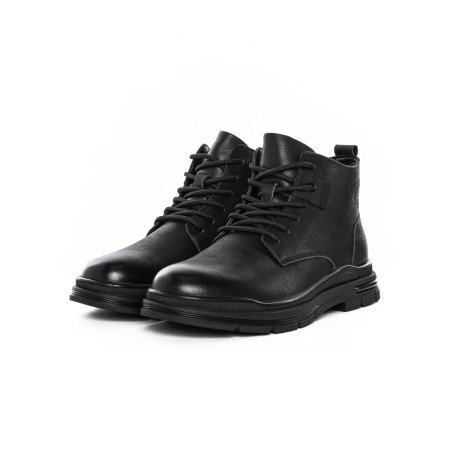 Ghete Barbati din piele naturala 806002X BLACK | ADVANCER