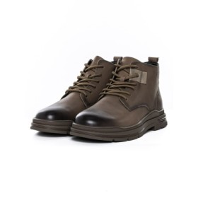 Ghete Barbati din piele naturala 806002X GREY | ADVANCER