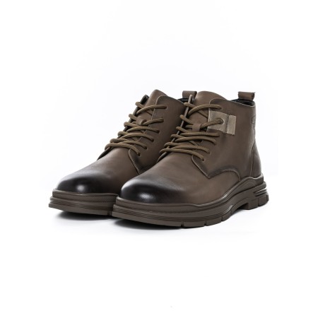 Ghete Barbati din piele naturala 806002X GREY | ADVANCER