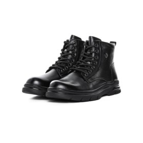 Ghete Barbati din piele naturala WM2630 BLACK | ADVANCER