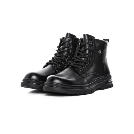 Ghete Barbati din piele naturala WM2630 BLACK | ADVANCER