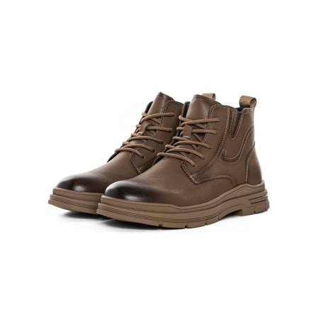 Ghete Barbati din piele naturala 806005 KHAKI | ADVANCER