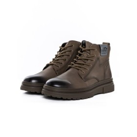 Ghete Barbati din piele naturala WM8906 GREY | ADVANCER