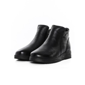 Ghete Dama din piele naturala 3901 BLACK | ADVANCER