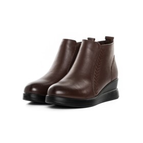 Ghete Dama din piele naturala 67-18 BROWN | ADVANCER