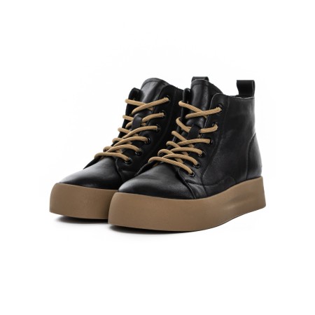 Ghete Dama din piele naturala 98883 BLACK | ADVANCER