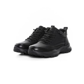 Ghete Barbati din piele naturala E90005 BLACK | ADVANCER