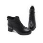 Ghete Dama din piele naturala 8853 BLACK | ADVANCER