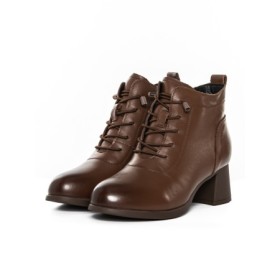 Ghete Dama din piele naturala 8853 BROWN | ADVANCER