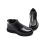Ghete Barbati din piele naturala 8157R-D BLACK | ADVANCER