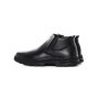Ghete Barbati din piele naturala 8157R-D BLACK | ADVANCER