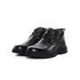 Ghete Barbati din piele naturala 8156R-D BLACK | ADVANCER