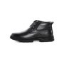 Ghete Barbati din piele naturala 8156R-D BLACK | ADVANCER