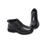 Ghete Barbati din piele naturala 8156R-D BLACK | ADVANCER