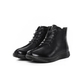 Ghete Dama din piele naturala 9580 BLACK | ADVANCER
