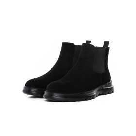 Ghete Barbati din piele naturala Z190330 Negru | Advancer » Reina.Ro