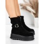 Ghete Dama cu Platforma 5W83 BLACK | MEI