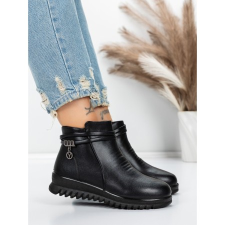 Ghete Dama Imblanite 5XJ87 BLACK | MEI