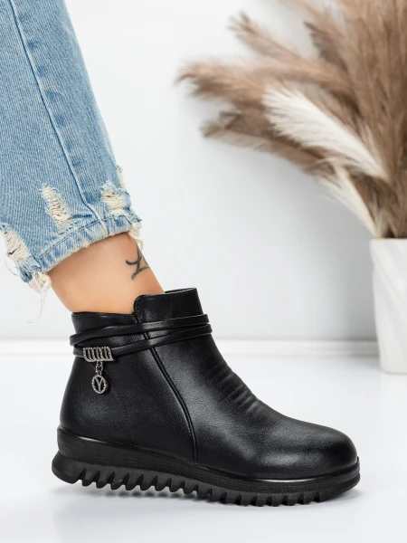 Ghete Dama Imblanite 5XJ87 BLACK | MEI