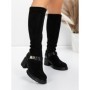 Cizme Dama cu Toc 57WL7 BLACK | MEI
