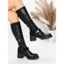 Cizme Dama cu Toc 57WL7 BLACK | MEI