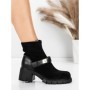 Ghete Dama cu Platforma 57WL8 BLACK | MEI