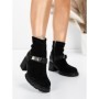 Ghete Dama cu Platforma 57WL8 BLACK | MEI