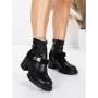 Ghete Dama cu Platforma 57WL8 BLACK | MEI