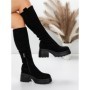 Cizme Dama cu Toc 57WL9 BLACK | MEI