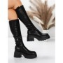 Cizme Dama cu Toc 57WL9 BLACK | MEI