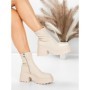Ghete Dama cu Platforma 57WL10 BEIGE | MEI