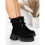 Ghete Dama cu Platforma 5W80 BLACK | MEI