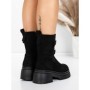 Ghete Dama cu Platforma 5W80 BLACK | MEI