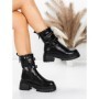 Ghete Dama cu Platforma 5W80 BLACK | MEI