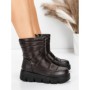 Ghete Dama Imblanite 5XJ88 DARK BROWN | MEI