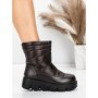 Ghete Dama Imblanite 5XJ88 DARK BROWN | MEI
