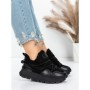 Pantofi Casual Dama din piele naturala 58W26 BLACK | PANTOFUL