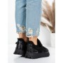 Pantofi Casual Dama din piele naturala 58W26 BLACK | PANTOFUL