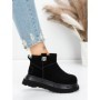 Ghete Dama din piele naturala 58W28 BLACK | PANTOFUL