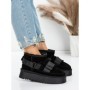 Ghete Dama din piele naturala 3AL76 BLACK | MEI