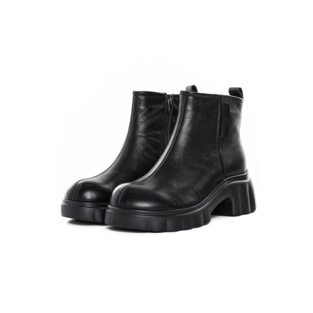 Ghete Dama din piele naturala 82620 BLACK | ADVANCER