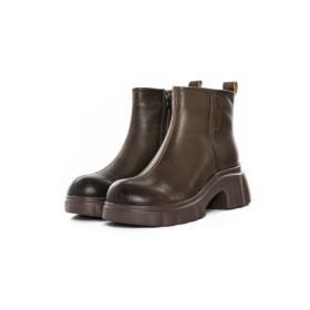 Ghete Dama din piele naturala 82620 KHAKI | ADVANCER