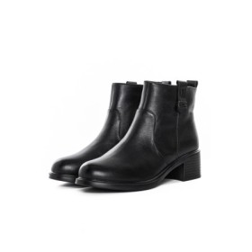 Ghete Dama din piele naturala 4915503 BLACK | ADVANCER