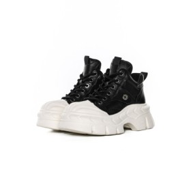Ghete Dama din piele naturala 5020-1 BLACK | ADVANCER