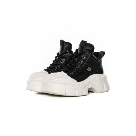 Ghete Dama din piele naturala 5020-1 BLACK | ADVANCER