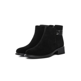 Ghete Dama din piele naturala R52131-35 BLACK | ADVANCER