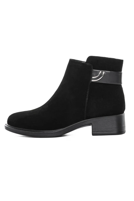 Ghete Dama din piele naturala R52131-35 BLACK | ADVANCER