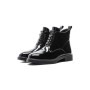 Ghete Dama din piele naturala Q1227-21 BLACK | ADVANCER