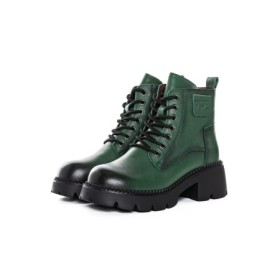 Ghete Dama din piele naturala 8099 GREEN | ADVANCER