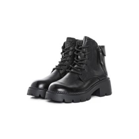 Ghete Dama din piele naturala 8099-2 BLACK | ADVANCER